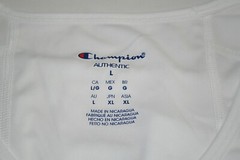 Champion White Tank Top Singlet Running Workout Mens Activewear Size Large