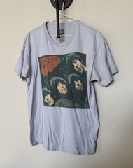 The Beatles ‘Rubber Soul’ 65 gray/full-color ©2016 Sz Large shirt RaRe🎸