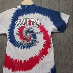 Grove Jam 2021 Tie Dye Shirt Men M Grateful Dead Style Skull Uncle Sam Festival