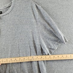 The Men’s Store at Bloomingdale’s Striped Linen Tee XL Dark Slate Pullover S/S