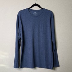 Mack Weldon Silver long sleeve T-shirt large blue EUC