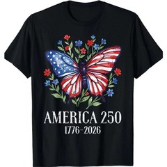 USA Flag 250th Anniversary 1776-2026 4th of July Patriotic T-Shirt