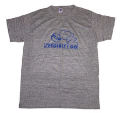 80s DEADSTOCK Vintage Tri-Blend Rayon Russell Athletic T-Shirt USA Medium FLIP