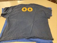 2 XXL “NOVESKE CHAINSAW” Tshirts, Blue, Gilden Shirts, Blue