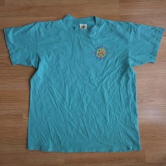Body Glove Vintage 90s T-Shirt Men’s L Single Stitch Beach Grunge 1993 Teal