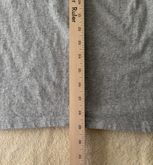 Champion Shirt Mens Large Gray Big C Patch Logo Athletic Tee Classic Casual