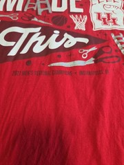 Jordan Brand Houston Cougars 2021 Final Four Locker Room Shirt Red XL NCAA