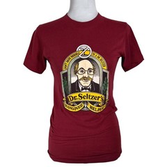 Vintage Single Stitch Graphic T Shirt S XS Fitted Dr. Seltzer’s Hangover Helper
