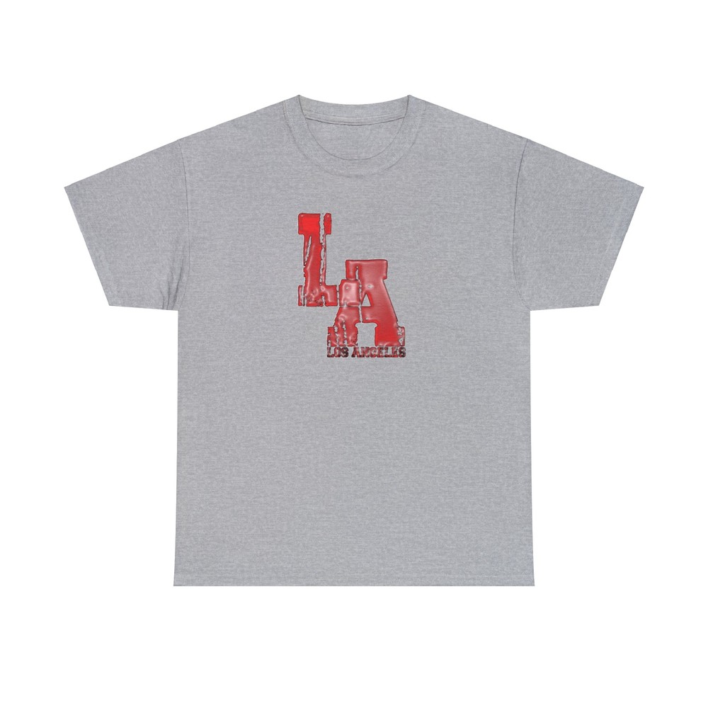 casual T shirt both men and woman T shirt with LA print design markeup