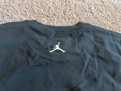 Nike Air Jordan retro 1 i OG Jumpman Chicago Bulls 23 t shirt black young MJ XL
