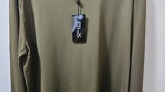 NEW RLX Ralph Lauren Performance Long Sleeve T-Shirt Crew Neck Golf Green L $128