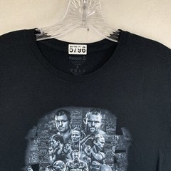Men’s T Shirt UFC 25 Lots Of Fighters Graphic Reebok Size Medium Thin Black
