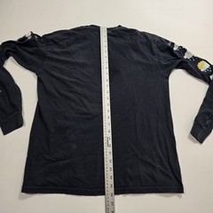 Teddy Fresh “I Have Crippling Anxiety” Long Sleeve Black Shirt, Size Medium