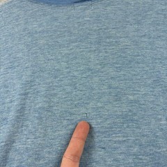 Vintage 60s Duofold Thermal Shirt Mens Large Blue Two Layer Long Sleeve Wool