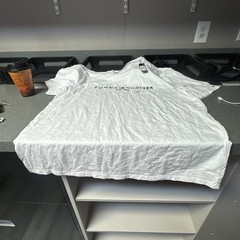 Men’s Tommy Hilfiger Logo T-Shirt 3X White MSRP $44.50