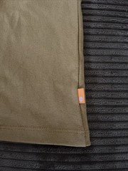 Timberland Men’s XL Woven Badge Crewneck T-Shirt Wheat