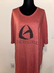 District Made Unisex 3XL Round Neck Short Sleeve Peach Color T-Shirt