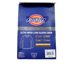 Dickies Temp Iq Ultra Mesh Long Sleeve Crew Shirt Top Men’s Small 34-36 Black