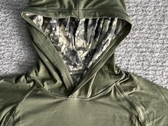 Habit Hooded Shirt Men’s Medium Green Hooded Performance Wicking Stretch Bamboo