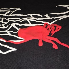 Revenge Black Spider Logo T-Shirt Large