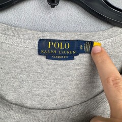 Polo Ralph Lauren Mens Classic Fit Polo Bear Graphic T Shirt XL Grey Red Navy