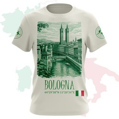 Bologna Italy Graphic T-Shirt Italian City Travel Souvenir Tee