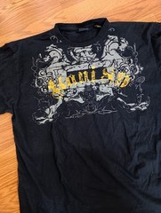 Vintage Streetwear 90’s Karl Kani Gold T-shirt Mens Sz L Graphic Tee Y2K Skate