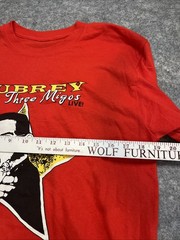 Aubrey The Three Migos Shirt Mens Medium Red Scorpion Tour Long Sleeve 2018 Live