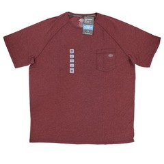 Dickies Cooling Temp IQ T-Shirt, Men’s Performance Raglan Short Sleeve Shirt