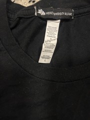 Hockey Diversity Alliance Monogram T-Shirt Men’s L Black Logo Never Worn