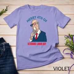 Joe Biden Confused Merry 4th of Of July Veterans Labor Day Unisex T-shirt