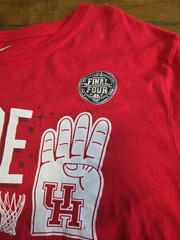 Jordan Brand Houston Cougars 2021 Final Four Locker Room Shirt Red XL NCAA