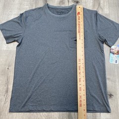 Panama Jack Shirt Men’s M Gray Short Sleeve Performance Outdoor UPF35 Fishing