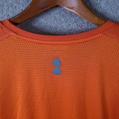 Reebok Shirt Men 2XL Orange Dont Just Stand There Graphic Short Sleeve Athletic