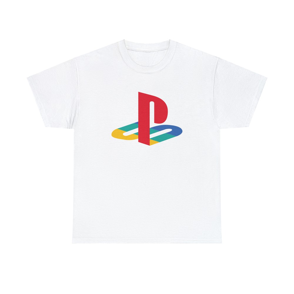 Playstation Classic Logo Black White Gaming T Shirt Tee Clothing Street Fashion