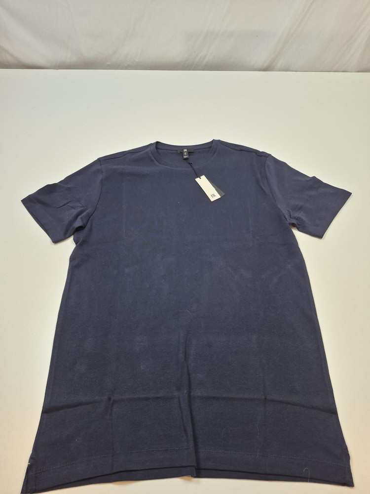 Banana Republic Shirt Mens Medium Tall Blue Cotton Crewneck Tee Casual Basic