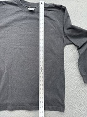 Vintage Shaka Wear Super Max Heavy Long Sleeve Gray Shirt in Mens Size Large