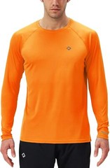 Men’s Rash Guard Swim Shirt UPF 50+ Long Sleeve Quick Dry Lightweight