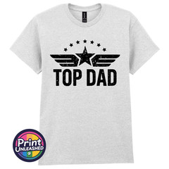 Classic Top Dad Tee Funny Dad T Shirt Retro Print Father’s Day Gift for Dad Tee