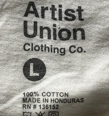 Artist Union T Shirt Large Skeleton Cowboy & Horse