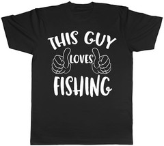 This Guys Loves Fishing Mens Short Sleeve T-Shirt