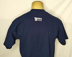 Vtg 90s Discovery Channel USA “Listen to Your Mother” Earth blue t-shirt Large