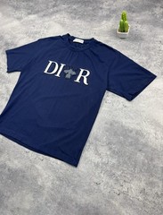 Christian Dior Homme Bee Applique Navy T-Shirt