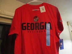 Georgia Bulldogs Large T Shirt / Polo / Sweatpants New Champion 5 Piece Lot