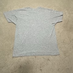 Vintage BVD Blank Black Pocket T Shirt Mens XL Extra Large Gray 90