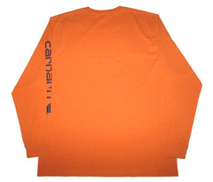 Carhartt Heavyweight LS Logo Graphic Shirt Men’s L K231 Q66