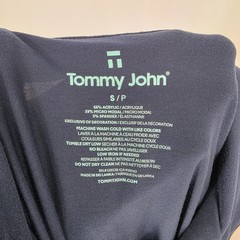 Tommy John Shirt Mens Small Blue Pullover Long Sleeve Soft Top Lounge