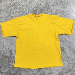 Vintage Pluma Shirt Mens Extra Large Yellow Heavyweight Made in USA 90s Crewneck