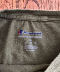Champion Mens Crew Neck T Shirt Short Sleeve T-Shirt Size Medium
