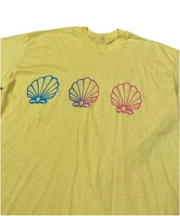 Vintage Beach Florida South Carolina Sea Shell Vacation Tee Shirt Top 90s S